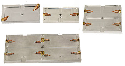 EM-Tec G0, G1, G2 &G4 geological thin section and slide holders with S-clips